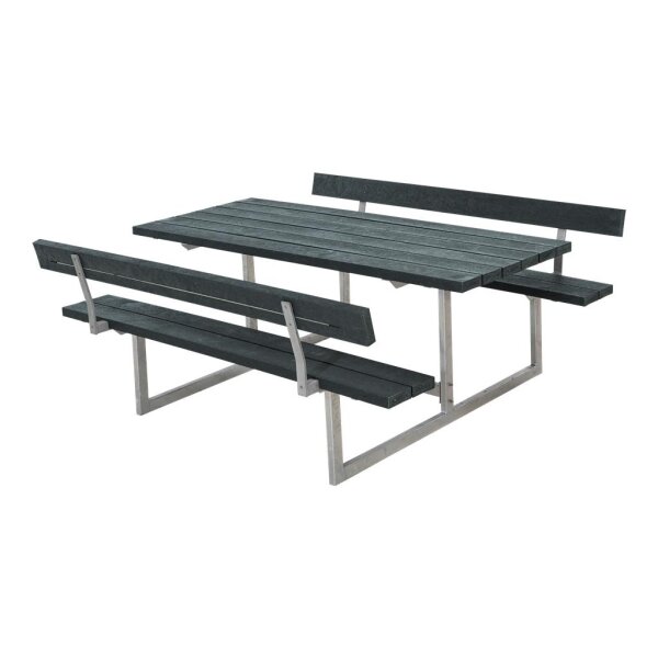 PLUS Basic Kombimöbel mit 2 Rückenlehnen – 177 cm - ReTe x - Grau