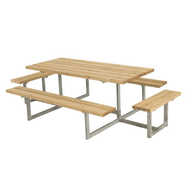 PLUS Basic Kombimöbel m/2 Anbau 260x160x73/45 cm Thermowood
