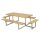 PLUS Basic Kombimöbel m/2 Anbau 260x160x73/45 cm Thermowood