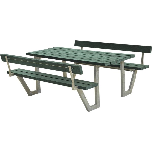 PLUS Wega Kombimöbel mit 2 Rückenlehnen - 177 cm - ReTe x - Grün