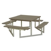 PLUS Twist Kombimöbel - 204 cm - Graubraun