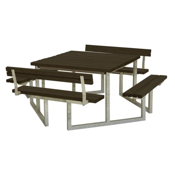PLUS Twist Kombimöbel mit 2 Rückenlehnen - 204 cm - Schwarz