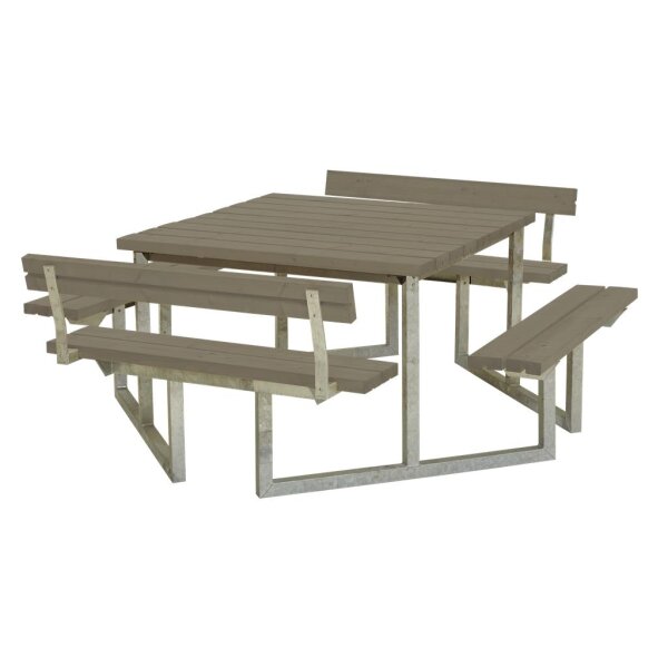 PLUS Twist Kombimöbel mit 2 Rückenlehnen -204 cm - Graubraun