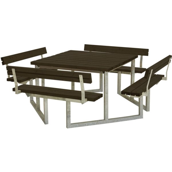 PLUS Twist Kombimöbel mit 4 Rückenlehnen - 227 cm - Schwarz