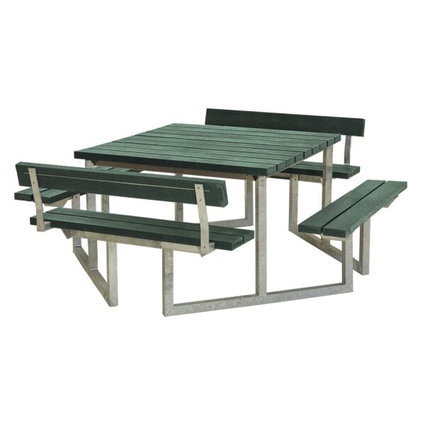 PLUS Twist Kombimöbel mit 2 Rückenlehnen - 204 cm - ReTe x - Grün