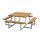 PLUS Picnic Kombimöbel - 200 cm - Farbgrundiert Teak