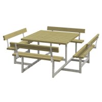 PLUS Picnic Kombimöbel m / 4 Rückenlehnen - 224...