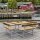 PLUS Picnic Kombimöbel m / 4 Rückenlehnen - 224 cm - Farbgrundiert Teak