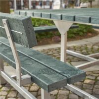 PLUS Picnic Kombimöbel m / 4 Rückenlehnen - 224 cm - ReTe x - Grün