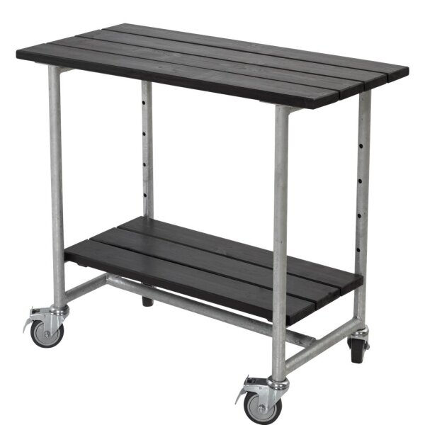 PLUS Urban Picknick Pflanz- / Grilltisch - 100 cm - Schwarz