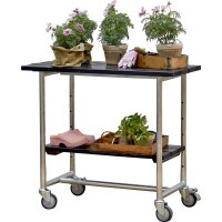PLUS Urban Picknick Pflanz- / Grilltisch - 100 cm - Schwarz