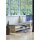PLUS Rustikale Lattenbank mit Regalfach 218×49 cm - Treibholz Farb