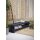 PLUS Rustikale Lattenbank mit Regalfach 218×49 cm - Schwarz