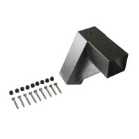 PLUS Schaukelgestell Luxus Cubic - 268 x 260 x 225 cm - Druckimprägniert farbgrundiert RAL 9005 Schwarz