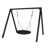 PLUS Schaukelgestell inkl. Erdanker, Schwarz Cubic...