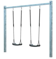 PLUS Schaukelgestell Metall 246 x 9 x 203 cm  inkl. 2...