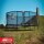 BERG Trampolin Oval Grand Champion Regular 470 Grey / grau + Sicherheitsnetz Deluxe