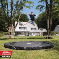 BERG SPORTS Trampolin Rund 380 cm Champion InGround grau