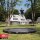 BERG SPORTS Trampolin Rund 380 cm Champion InGround grau