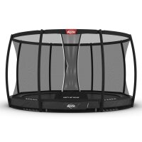 BERG Trampolin Rund 380 cm Champion InGround Grau +...