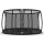 BERG Trampolin Rund 380 cm Champion InGround Grau + Sicherheitsnetz Deluxe AIRFLOW pro