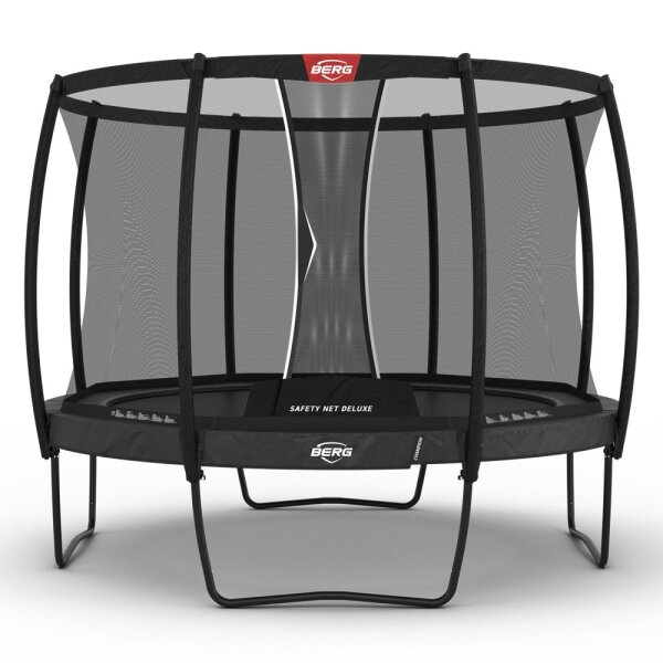 BERG Trampolin rund Champion Regular 330 Grau + Netz Deluxe