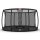 BERG Trampolin Rund 380 cm Elite InGround Grau + Netz Deluxe