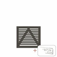 PLUS Tokyo Einzeltor inkl. Beschläge