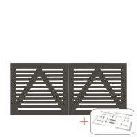 PLUS Tokyo Doppeltor inkl. Beschläge