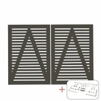 PLUS Tokyo Doppeltor inkl. Beschläge