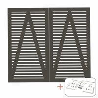 PLUS Tokyo Doppeltor inkl. Beschläge