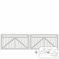 PLUS Linea Doppeltor inkl. Beschläge