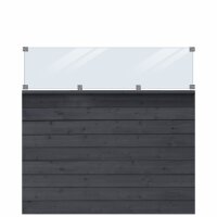 PLUS Klink Profil-Zaun inkl. Glas