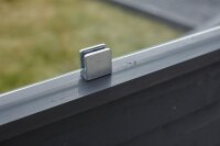 PLUS Klink Profil-Zaun inkl. Glas