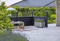 PLUS Plank Profil-Zaun inkl. Glas