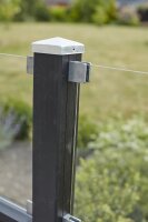 PLUS Plank Profil-Zaun inkl. Glas