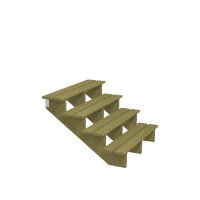 PLUS Terrassentreppe 4 Stufen
