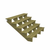 PLUS Terrassentreppe 5 Stufen