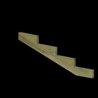 PLUS Terrassentreppe 4 Stufen Schritttiefe 39 cm