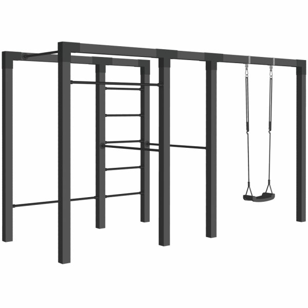 PLUS Outdoor fitness - Model 3 - Schwartz/beschläge Schwartz