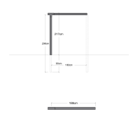 PLUS Cubic Pergola 1 Modul Verlängerung