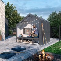 PLUS Cozy Spielhaus inkl. Dachpappe/Aluleisten