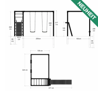 PLUS Daylife Schaukelgestell  Modell 3