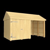 PLUS Classic Geräteraum 2 Modulen m/Einzeltür und offene Fassade