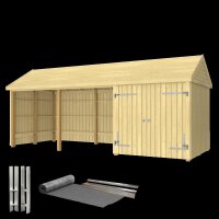 PLUS Classic Geräteraum 3 Modulen - offener Fassade...