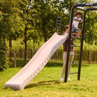 BERG PlayBase L Black Klettergerüst Schaukelgestell mit Reckstange u. Leiter