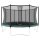 BERG Trampolin rund 430 cm grün mit Sicherheitsnetz Comfort Favorit Regular