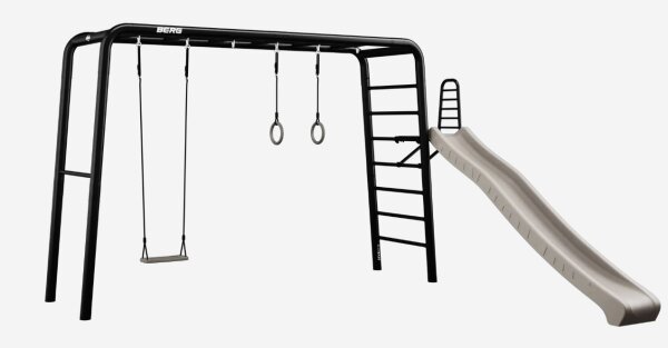 BERG PlayBase L Black Klettergerüst Schaukelgestell + Play set