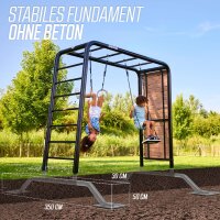BERG PlayBase XL Klettergerüst Schaukelgestell  + Sports set