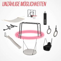 BERG PlayBase Wall Black Klettergerüst Schaukelgestell + Sports set